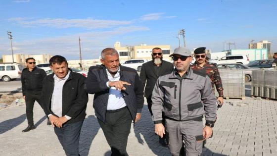 الوائلي يشرف على أعمال تأهيل تقاطع (فلكة) جامعة الفرات الأوسط