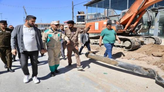 محافظ النجف الأشرف يتفقد مشروع توسعة شارع كوفة – نجف ويوجه بزيادة وتيرة العمل