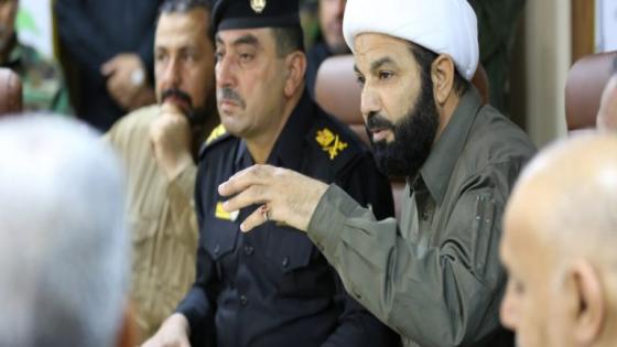 فرقة الامام علي(ع)القتالية اللواء الثاني حشد شعبي تستضيف مؤتمر أمني مشترك لتأمين زيارة النصف من شعبان المليونية وتأمين المناطق الصحراوية والتحضير لاستلام الملف الأمني بالنجف الاشرف .