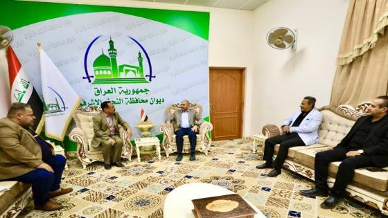 الوائلي يلتقي بوفد نقابة الفنانين فرع النجف الاشرف