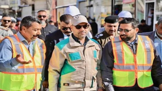 المحافظ: يزور ناحية الحيرة ويعقد إجتماع بمقر الناحية ويتفقد مشاريعها.