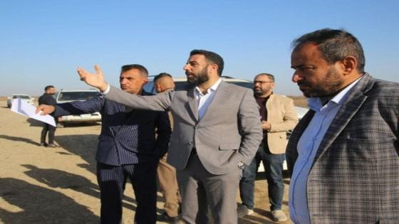 النائب الأول لمحافظ النجف الأشرف يتابع مشروع سداد الهور الرابط بين ناحيتي العباسية والحرية على هور ابن نجم