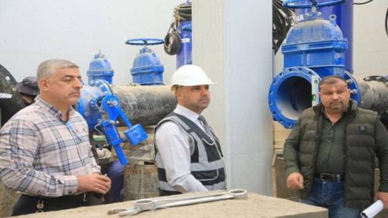 الوائلي: يتابع إنجاز المراحل النهائية لمشروع الخط الناقل ومحطات الرفع.