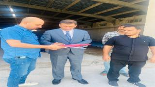 معاون المدير العام للشؤون الادارية يشرف على توزيع الكتب المنهجية للمرحلة الابتدائية