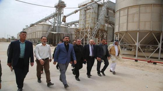 الكرعاوي:مسقفات جديدة لخزن المحاصيل في سايلو الكوفة