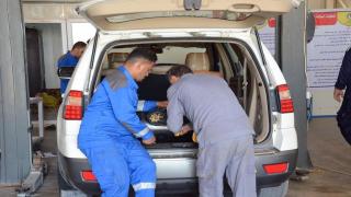 فرع غاز النجف الأشرف يستمر بإضافة منظومات الغاز السائل للسيارات