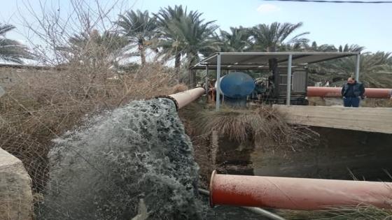الموارد المائية في النجف الأشرف تواصل اعمال التشغيل لمحطات الضخ في المحافظة.