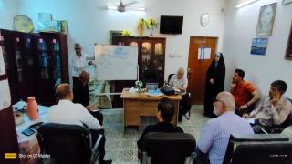 ورشة عمل عن انضباط موظفي الدولة في مديرية شباب ورياضة النجف