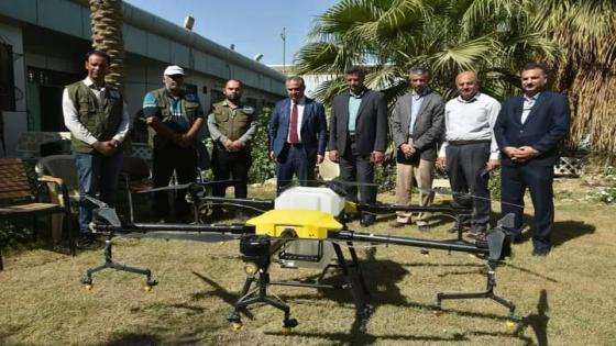 مديرية زراعة النجف ومنظمة الأغذية والزراعة (الفاو ) تتفقان لتنفيذ انشطة تطويرية مبتكرة الطائرات المسيرة (DRONE).