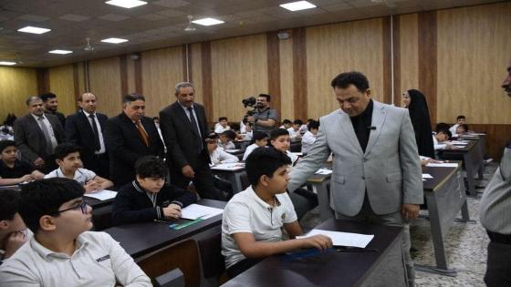 المدير العام لتربية النجف الاشرف يتفقد عدداً من المعاهد والمدارس الاهلية