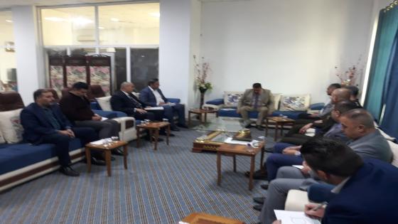 النائب الثاني لمحافظ النجف الاشرف يعقد اجتماعا لاندماج العوائل النازحة في المحافظة