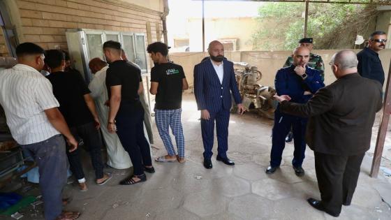 الوائلي يزور قائممقامية قضاء النجف الأشرف